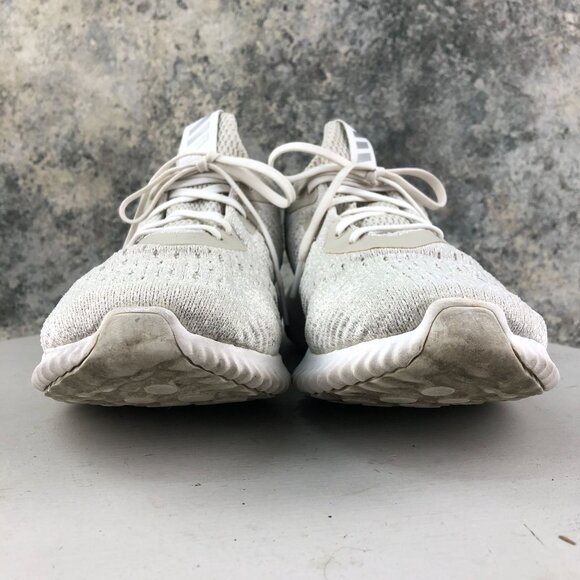 Adidas Women's Size 10 Alphabounce 1 White Grey Lace-Up Athletic Sneakers AC6921 - Picture 2 of 15